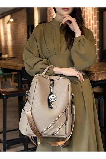 Generic Women's Backpack Fashionable Travel Backpack Faux Leather School Backpack Anti Theft