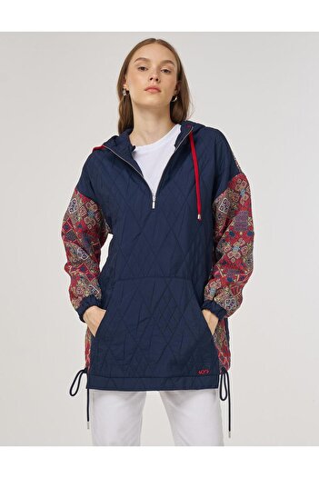 KYR Patterned Sweatshirt Navy Blue