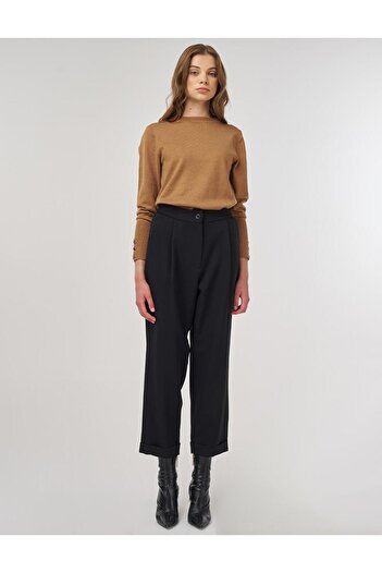 Kayra Double Leg Trousers Black