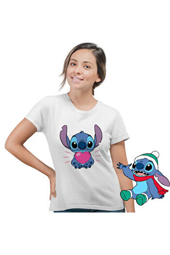 OEM Women's T-shirt Stitch Heart