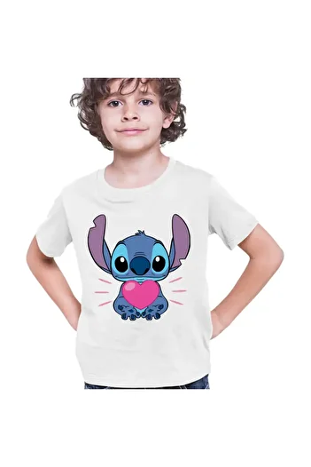 OEM Kids Boys T-Shirt Stich Heart