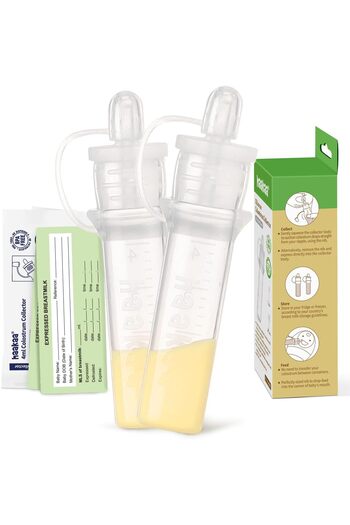 Haakaa Colostrum Collectors for Breastfeeding Moms to Collect Store and Feed Colostrum, 4ml/2pcs