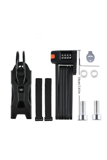 Choice onesize HUA Bicycle Folding Combination Lock Anti-theft Four-digit Combination Lock Rust-proof Alloy