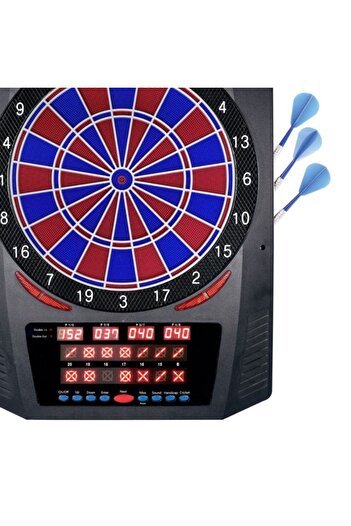 XQ Max Dakar – Electronic Darts Target for 1–8 Players with Extended Display and 580 Game Options