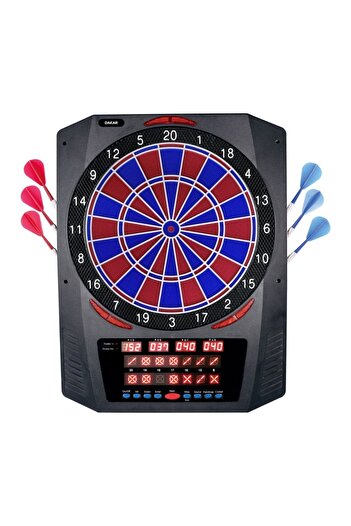 XQ Max Dakar – Electronic Darts Target for 1–8 Players with Extended Display and 580 Game Options