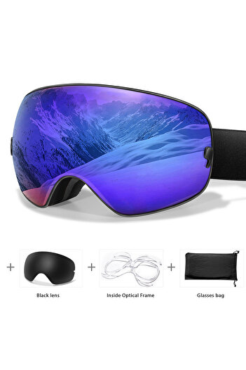 Choice SA4-LS1-OA Ourdoor Sports Teen Men Women Ski Goggles-Anti-fog UV400 Eyewear, Christmas and New Year