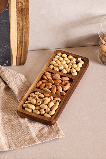 Perotti Akasya 3 Compartment Snack Bowl 25X10 cm