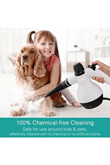 Primo Plus Portable Mini Steam Cleaner for Home Kitchen Multifunction with 9pcs Accessories