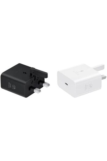 Samsung 25W Super Fast Travel Charger, Black, USB