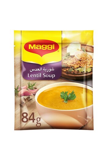 Maggi Lentil Soup Sachet 84 gHearty and Delicious Instant Lentil Soup for Quick Healthy Meal Options