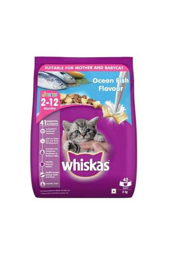 Whiskas Junior Mother Cat & Kitten (2-12 months), Ocean Fish Flavor, 3kg
