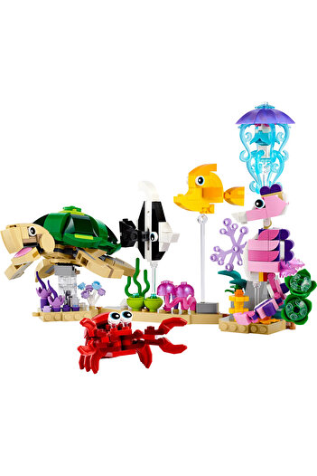 LEGO ®   مجموعة بناء Creator 3in1 Sea Animals 31158 للأطفال بعمر 8 سنوات فما فوق (421 قطعة)