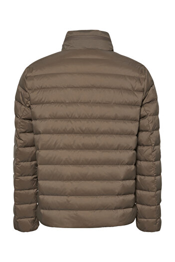 Calvin Klein Ls Nylon Lt Wt Hooded Fz Puffer