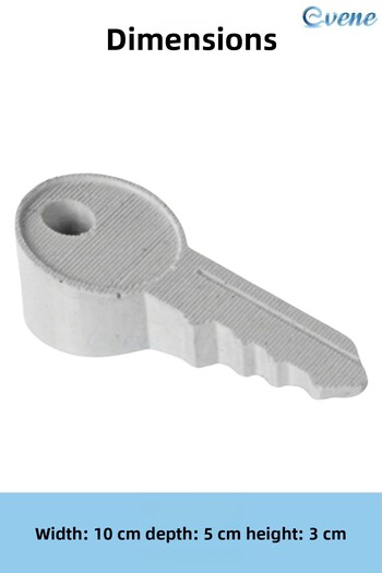 Evene Door Stopper White Color Decorative Door Holder Stopper 2 Pieces Model 5