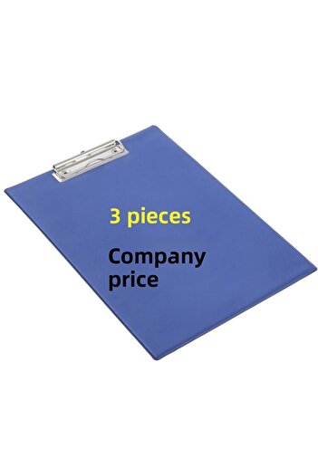 KRAF Blue A4 Coverless Secretary 3 Pieces