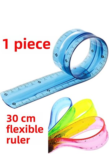 nistabolje Flexible Ruler Unbreakable Ruler 30 Cm Mixed Colors