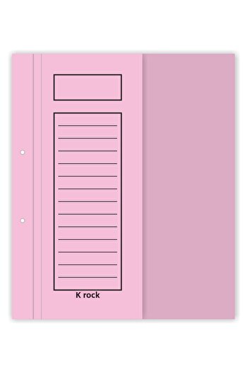 Kaya Half Cover Cardboard Ring Binder Pink 2ndQuality Pack of 100 Pieces