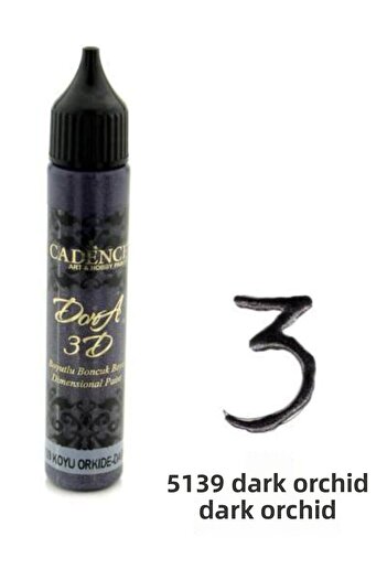 Cadence Dora 3D Dimensional Bead Paint 5139 DARK ORCHIDE
