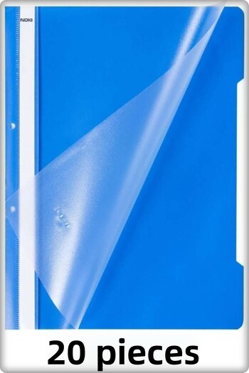 TAN EXPRESS Blue A4 Plastic Ring Binder - 20 Pieces