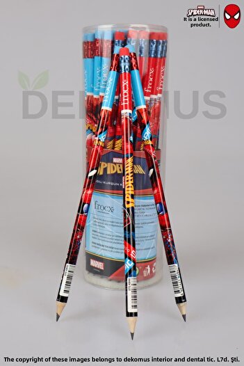 SPIDERMAN Spiderman Licensed Pencil with 2 Erasers