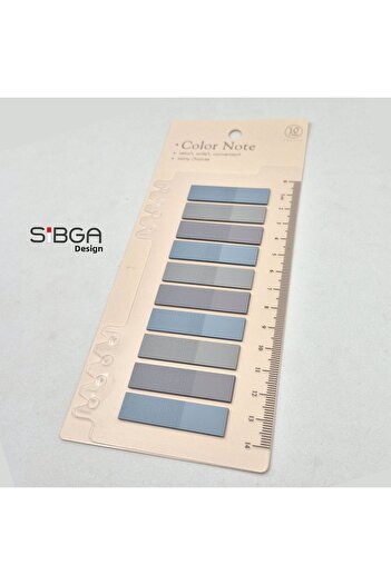 sibga tasarım ورق ملاحظات ملون شفاف - 200 ورقة من ملصقات المرجعية