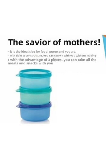 Tupperware Candy Triplets 250 Ml 3 pcs