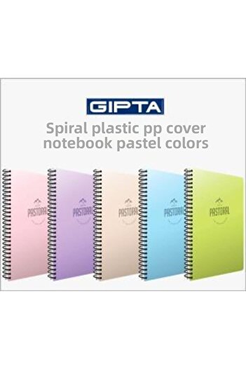 Gıpta 17*24 Caiete pastorale colorate pastel 96 coli Caiet în carouri Set de 4