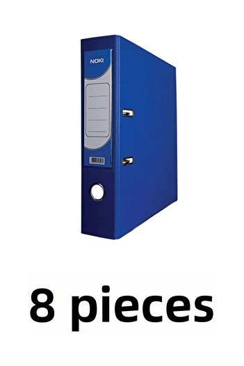 Noki 8 Pieces Blue Wide Plastic Folder