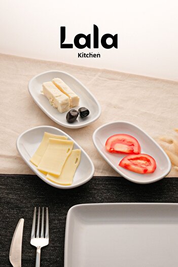 Lala Mutfak 3-piece Garnish Eye Boat Set