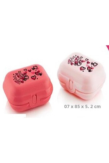 Tupperware Oyster Valentine's Day 2-Piece Storage Containers