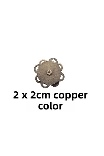 erdoğan hobi Magnetic Bag Magnet with Strut - 1 Piece Copper Color Bag Wallet Closure with Wallet Magnet