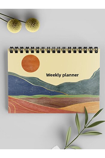 Apeirona Weekly Planner | Steel Spiral | Special Product | 52 Sheets
