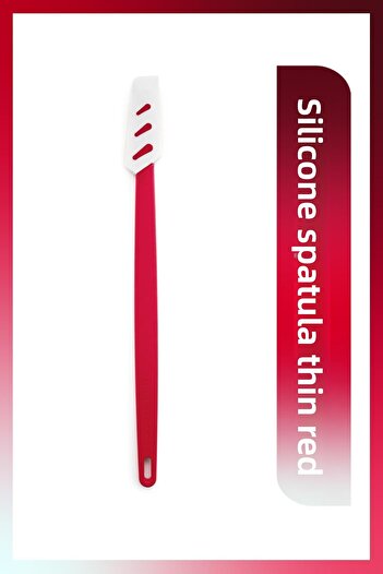 Tupperware Thin Red Silicone Spatula