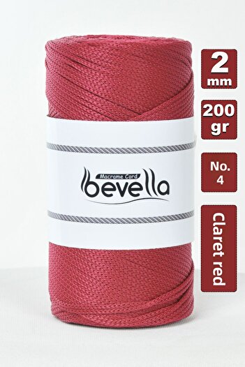Bevella Macrame Cord 2 Mm-200 Gr Polyester Macrame Thread - Macrame Good - Plate and Bag Thread