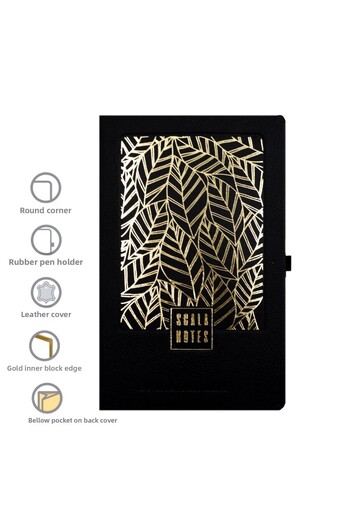 Gıpta Scala Thread Stitched Hard Leather Cover 13x21 Cm 120 Sheets Notepad
