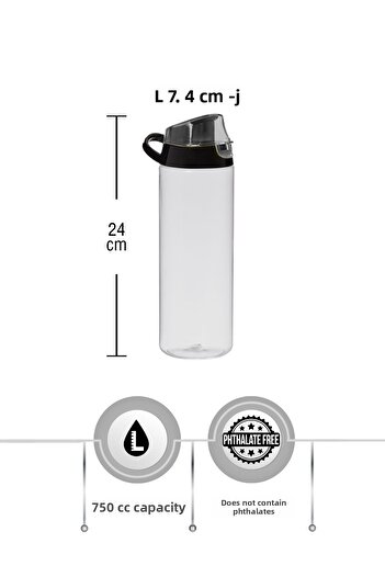 Herevin 0.75 Lt Double Color Painted Size Printed Flask-pink