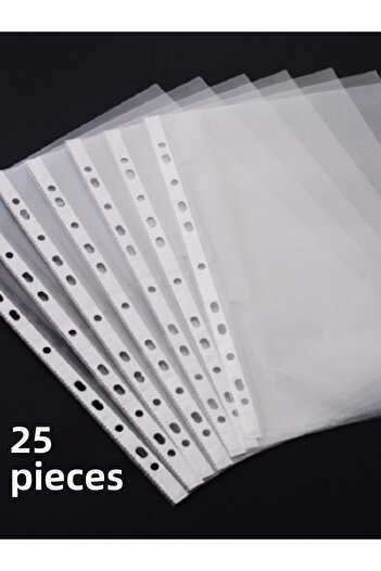 nistabolje 25 Pcs File Folders A4 Transparent Office File Folders