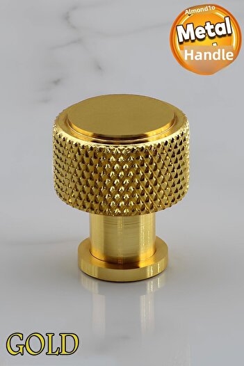 Badem10 Crown Small Button Metal Handle Gold Gold Furniture Kitchen Drawer Cabinet Cabinet Handle Handle Handles