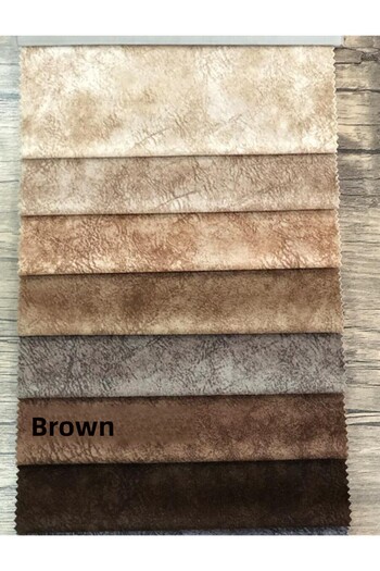 turkanlarhome Golf Brown Color Stain Resistant Upholstery Fabric με 17 επιλογές χρωμάτων