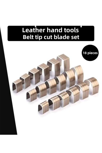 Dopar Belt End Cutting Knife Set 18 Pieces