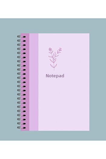 pixelpare A5 (15x21) Spiral School Notebook 80 sheets Set of 4 - Unlined with white pages