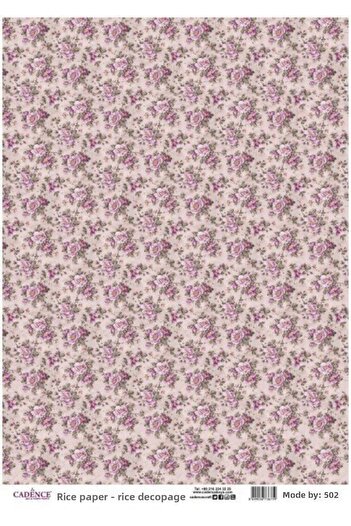 Cadence Rice Decoupage - Model 502