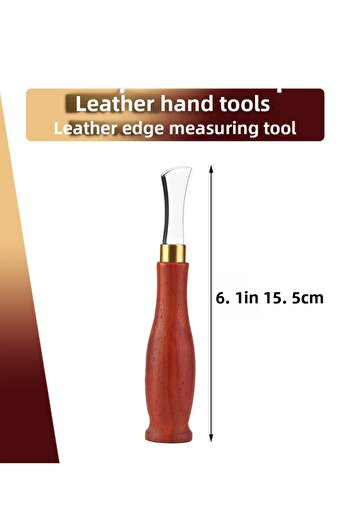 Dopar Leather Edge Maat Line Rounding Tool Leather Hand Tool 1.5 MM