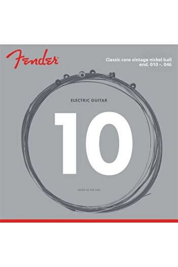 FENDER 155R Classic Core - Vintage Nickel End Electric Guitar Strings Set