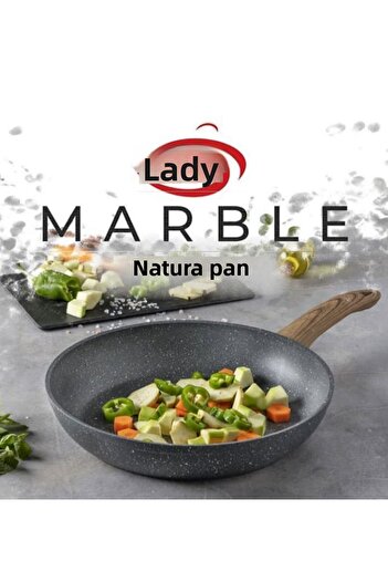 Leydi Marble Natura Granite Pan 28 Cm
