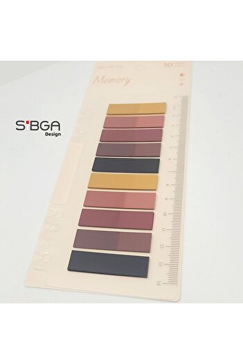 sibga tasarım Transparent Color Postit Post-It Post It. Book Marker Bookmark Postit Sticker Note Paper