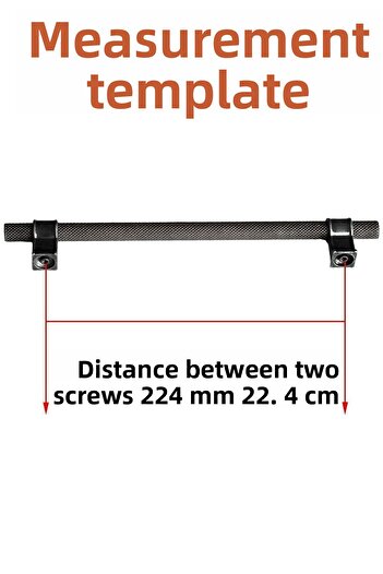 Badem10 Hisar Antique Argintiu Metal 224 Mm Mobilier Bucătărie Sertar Dulap Mâner Dulap Mâner