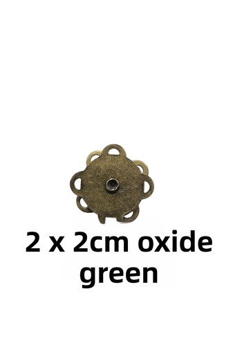 erdoğan hobi Magnetic Bag with Magnet Strut - 1 Piece Oxide Green Bag with Wallet Magnet Strut Wallet Closure