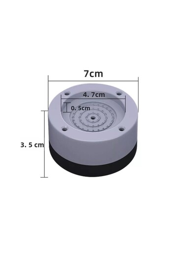 TİNEKE White Goods Leg Washing Machine Furniture Anti-Vibration Anti-Slip and 8.5 cm Riser Set of 4