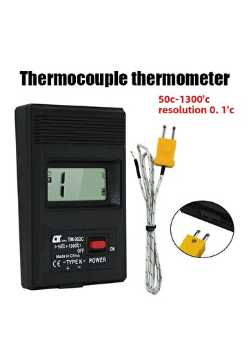 Choice 1pc Tm902c Digital K Type Thermometer Sensor Thermocouple Probe Detector -50℃ To1300℃ Temperature